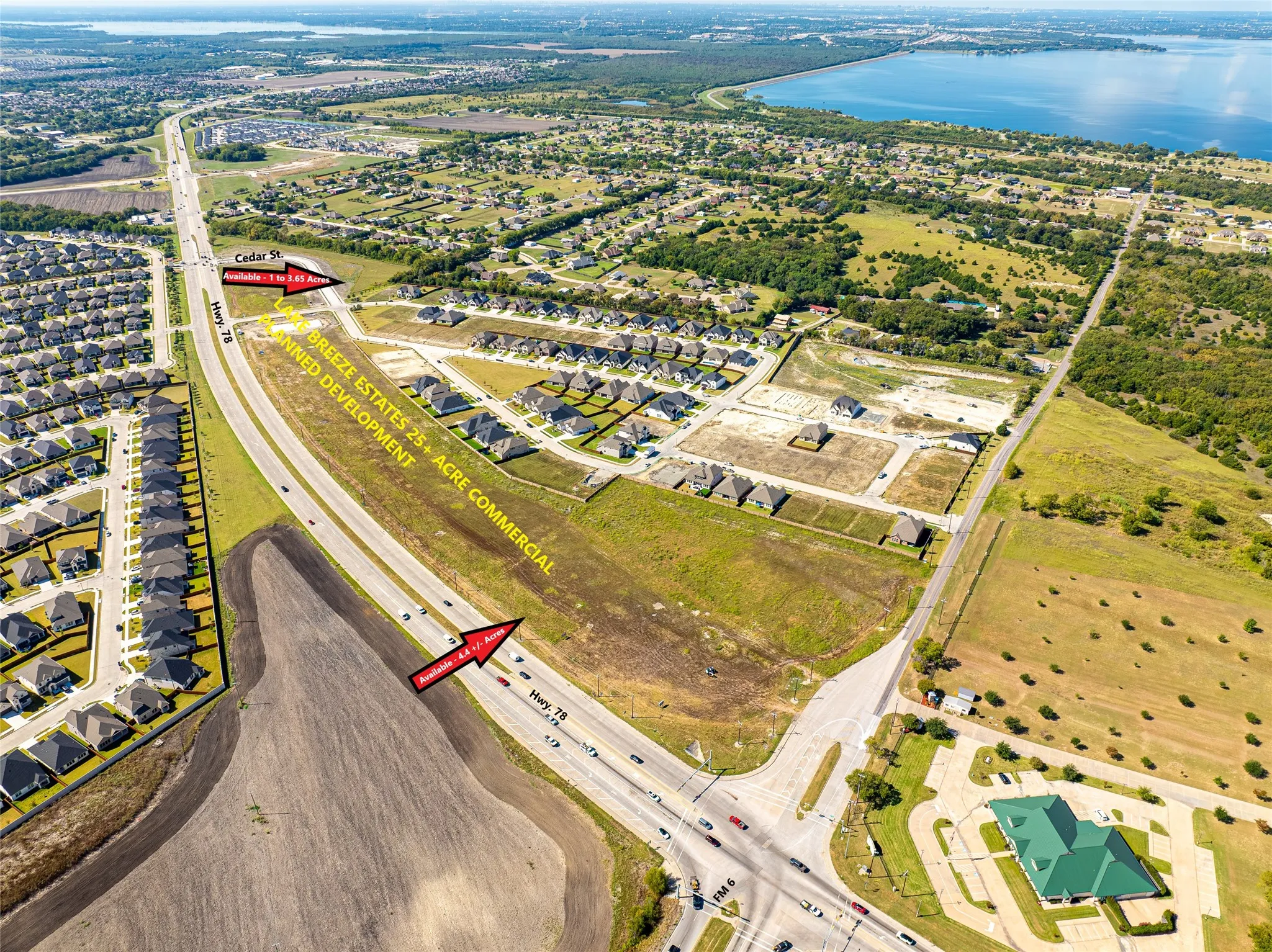25+ acre Lake Breeze Estates PD