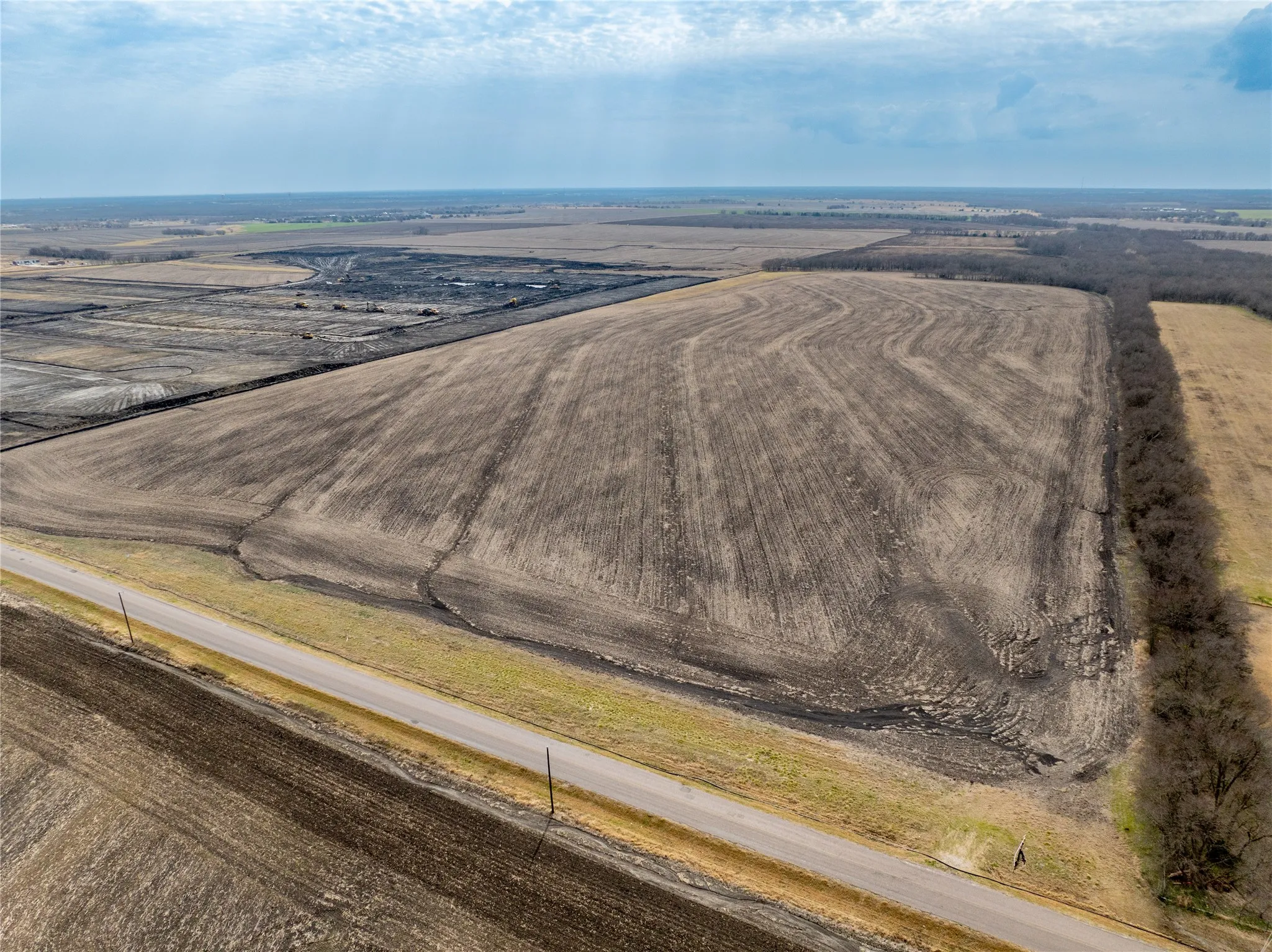 From NW looking NE and adjacent to future home development to the east of subject tract
