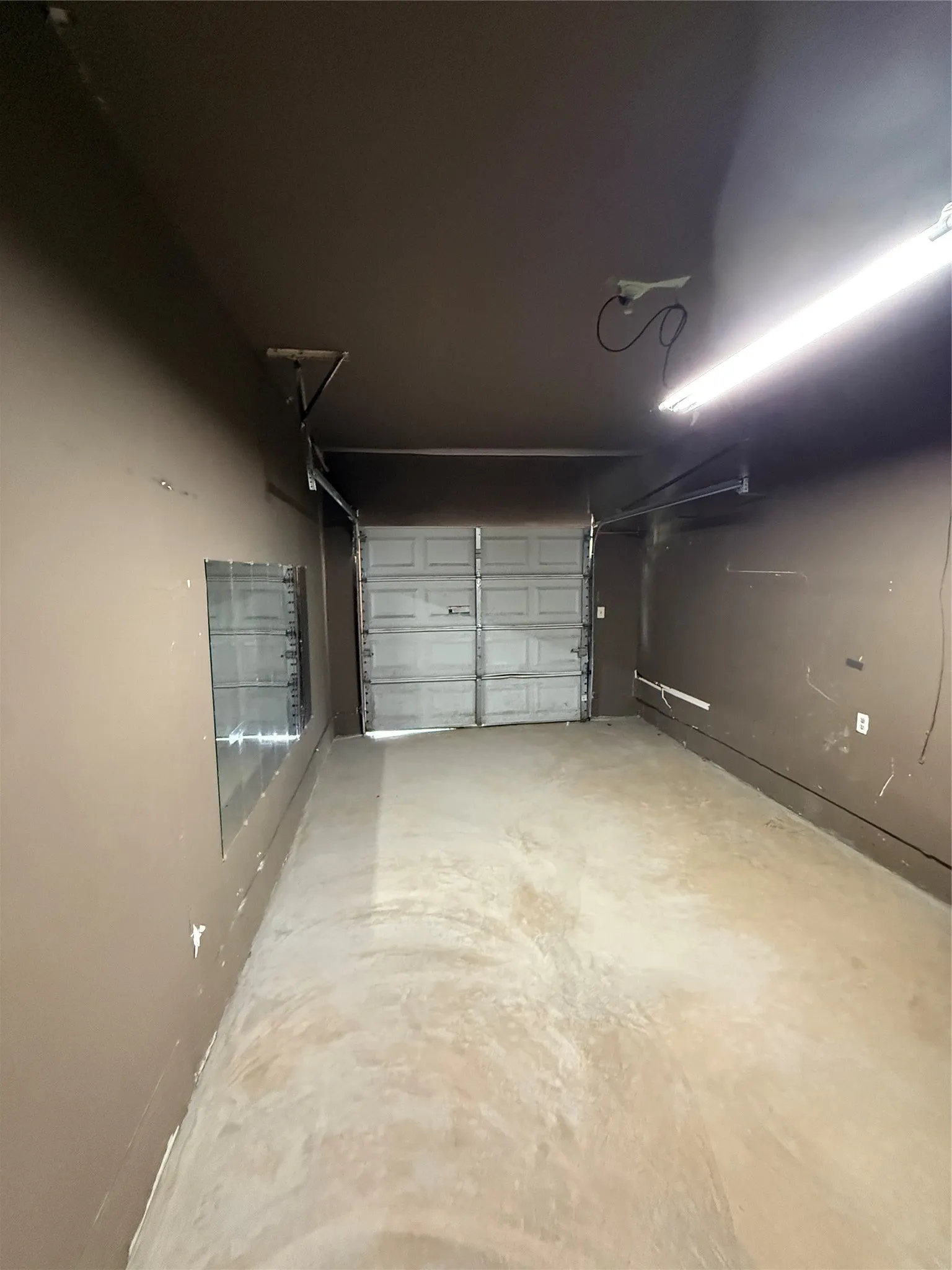 New Driveway in Garage