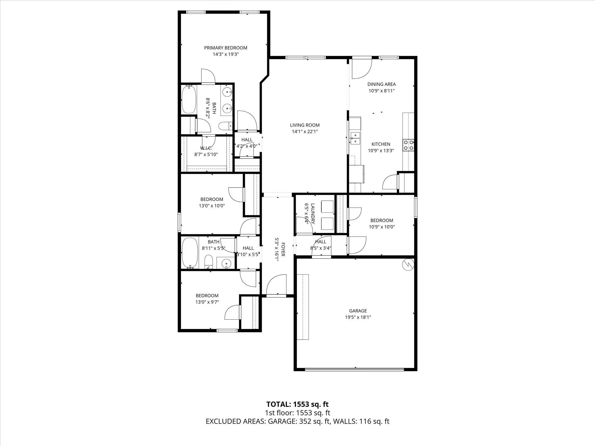View of room layout