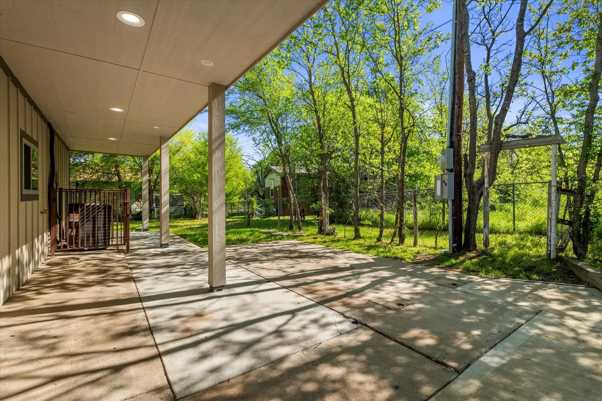 View of patio