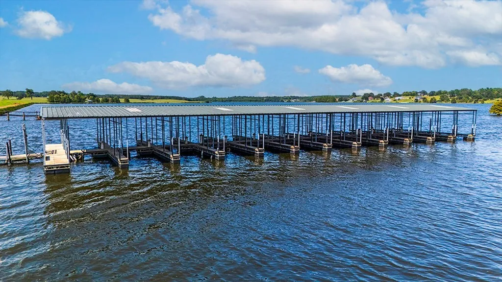 Dock featuring a water view