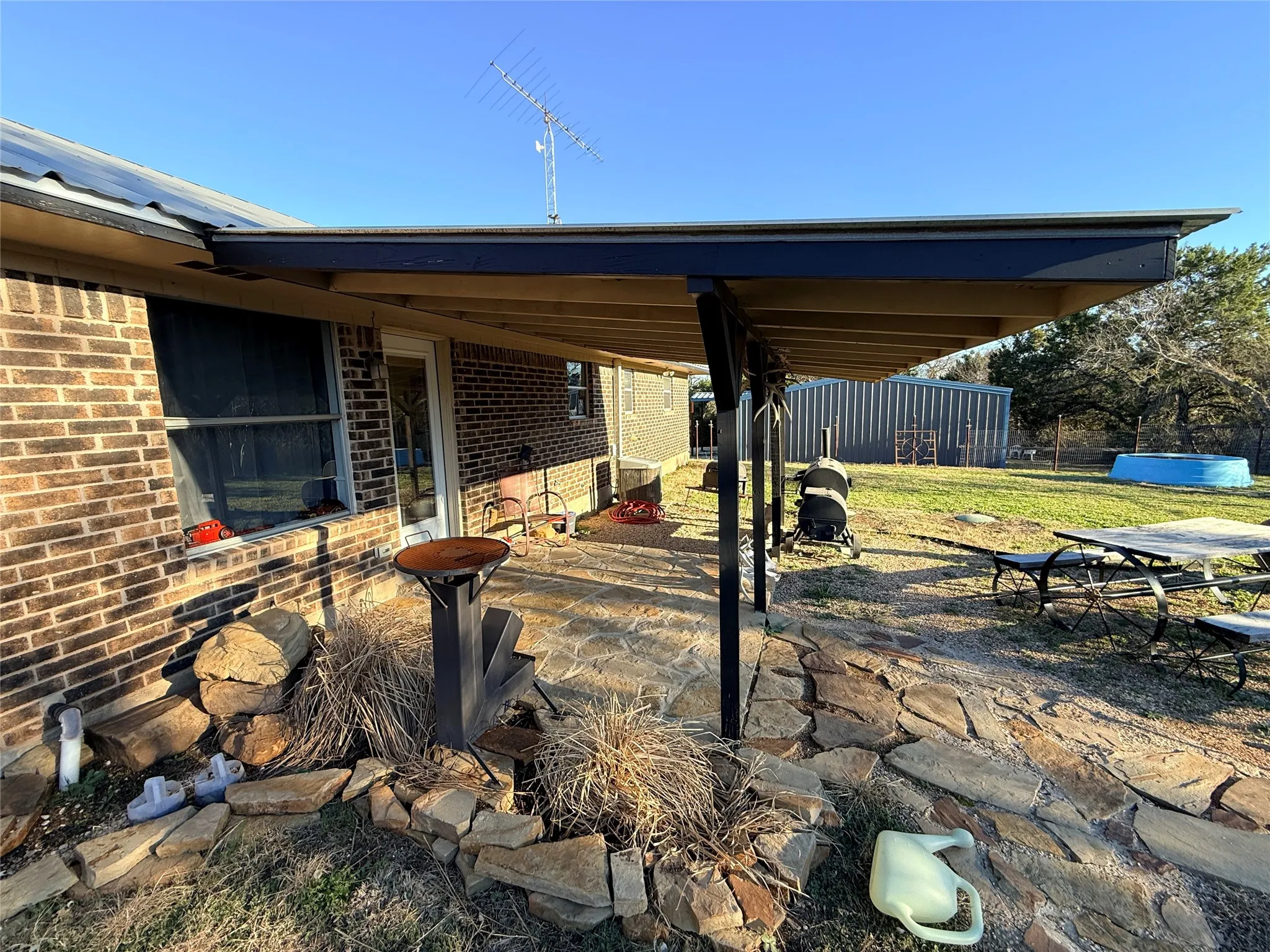 View of patio