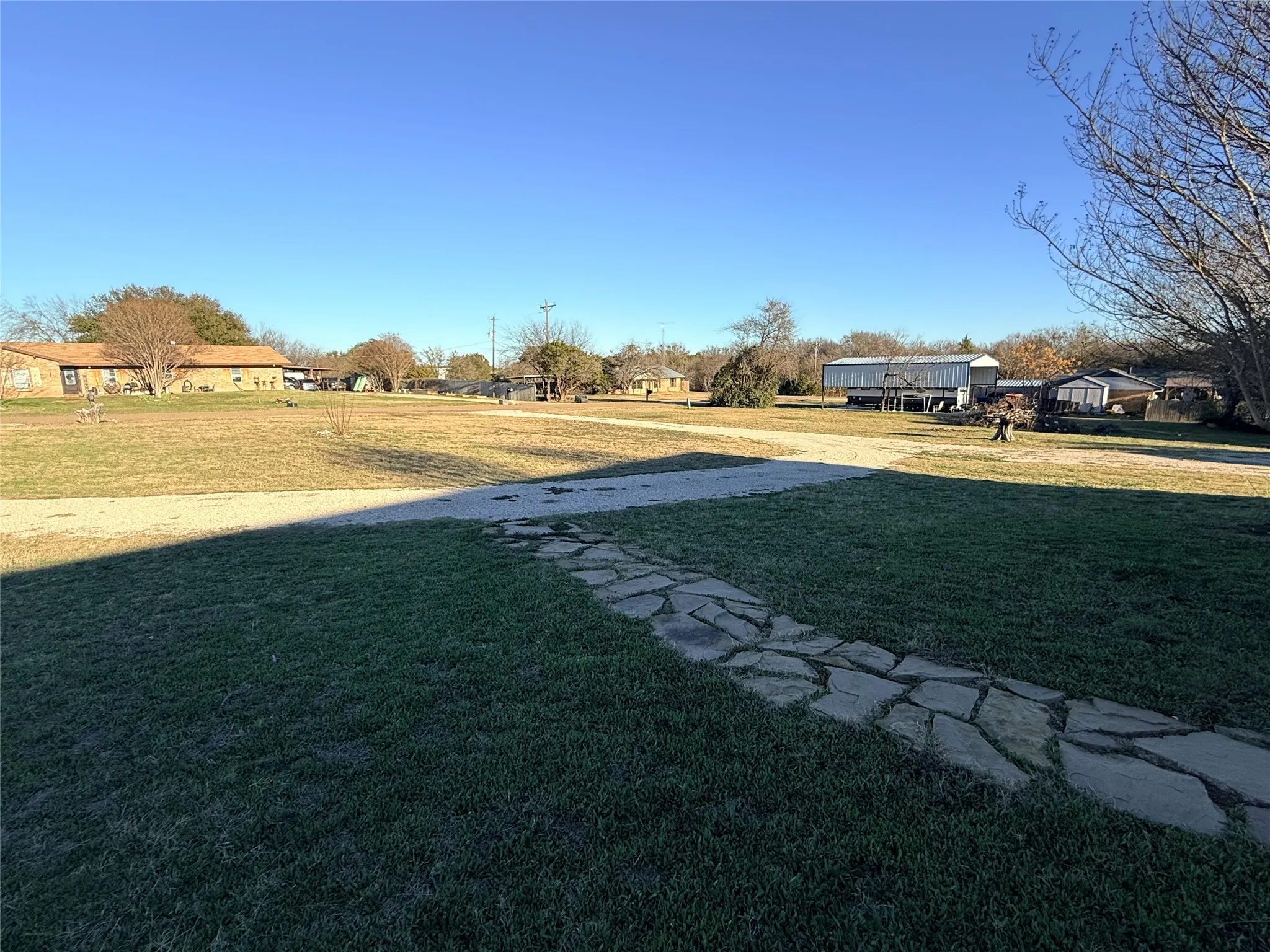 View of green lawn
