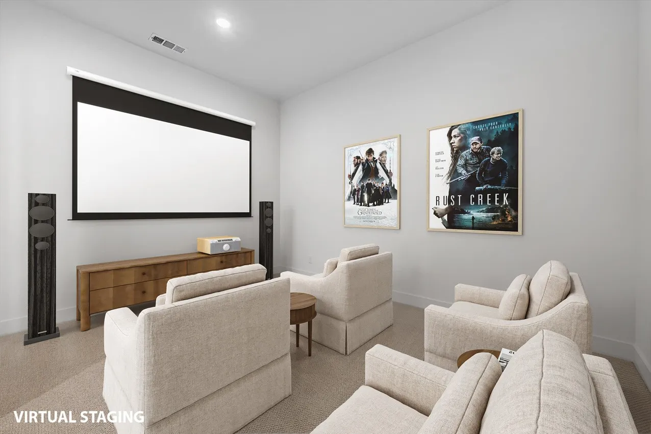 Entertainment Room - Virtually Staged