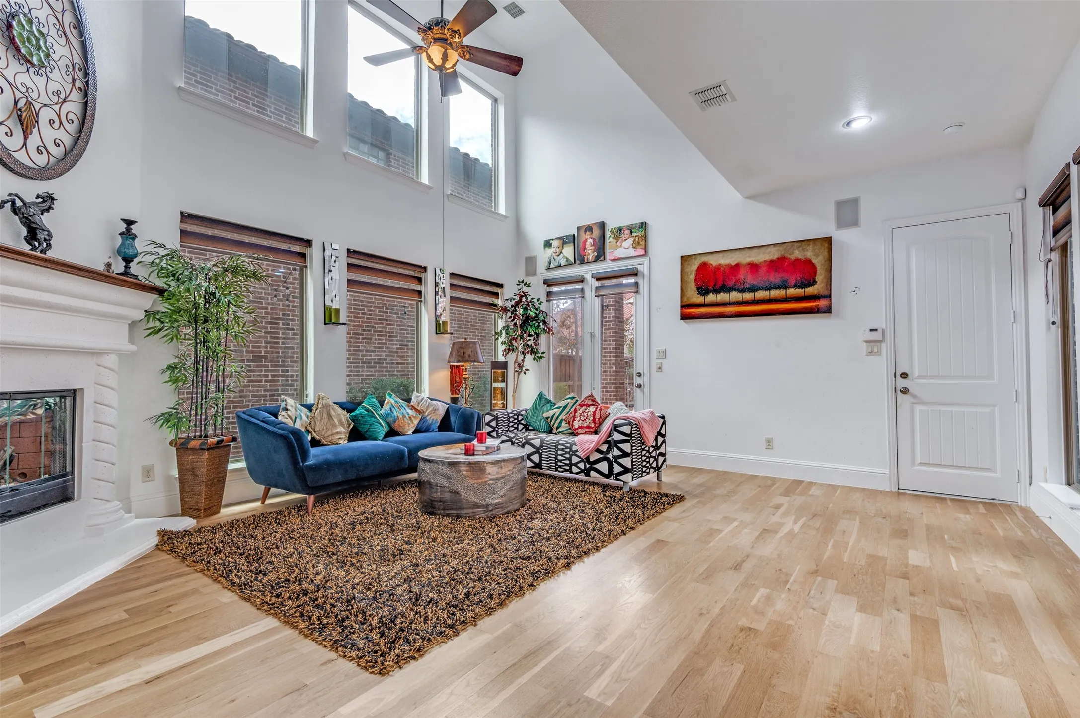 Family room in back