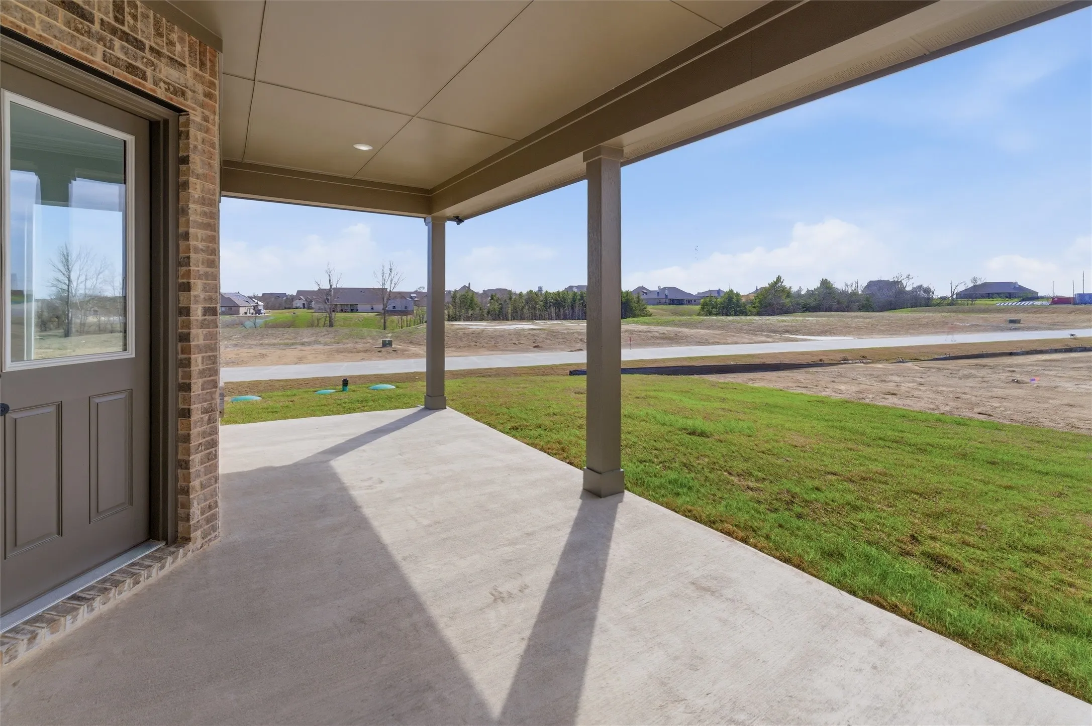View of patio with a residential view