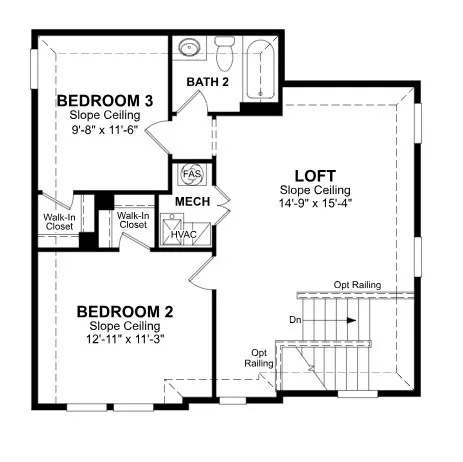 Beazer Homes Treeline Conroe Floorplan.