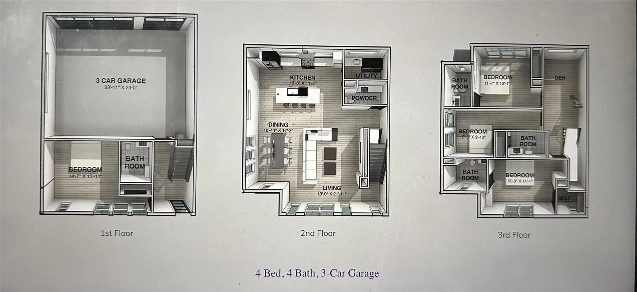 Floor Plans of the unit