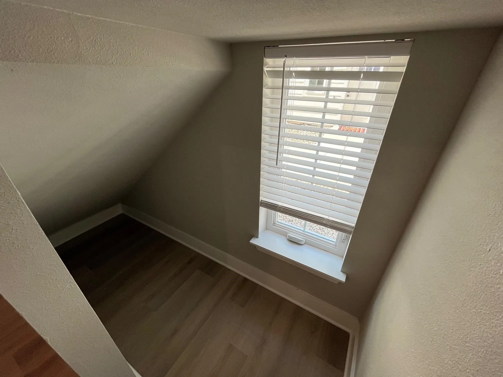 Extra space in bottom floor unit of the 3 bedroom
