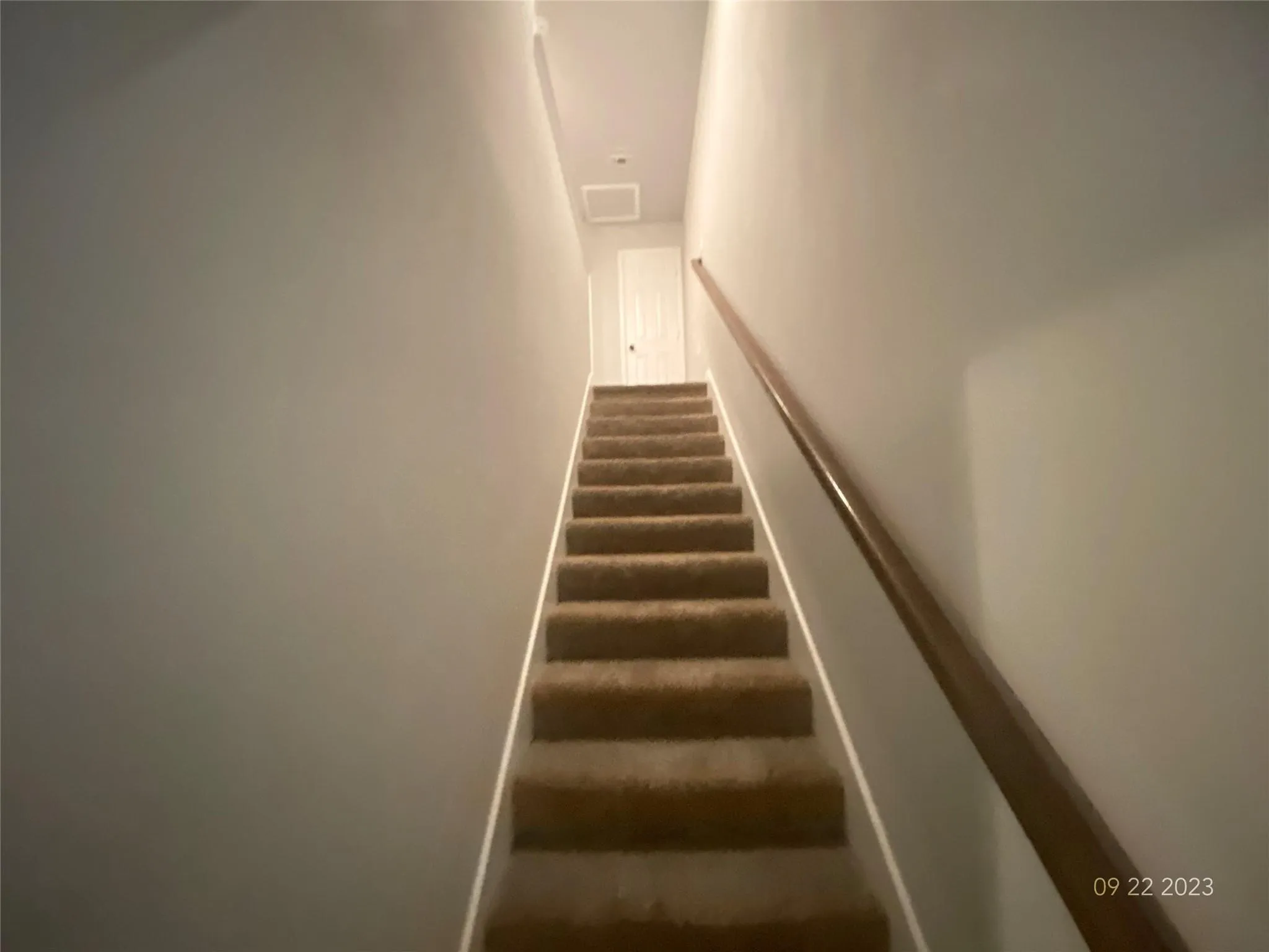 Stairs to 2 upstairs bedrooms