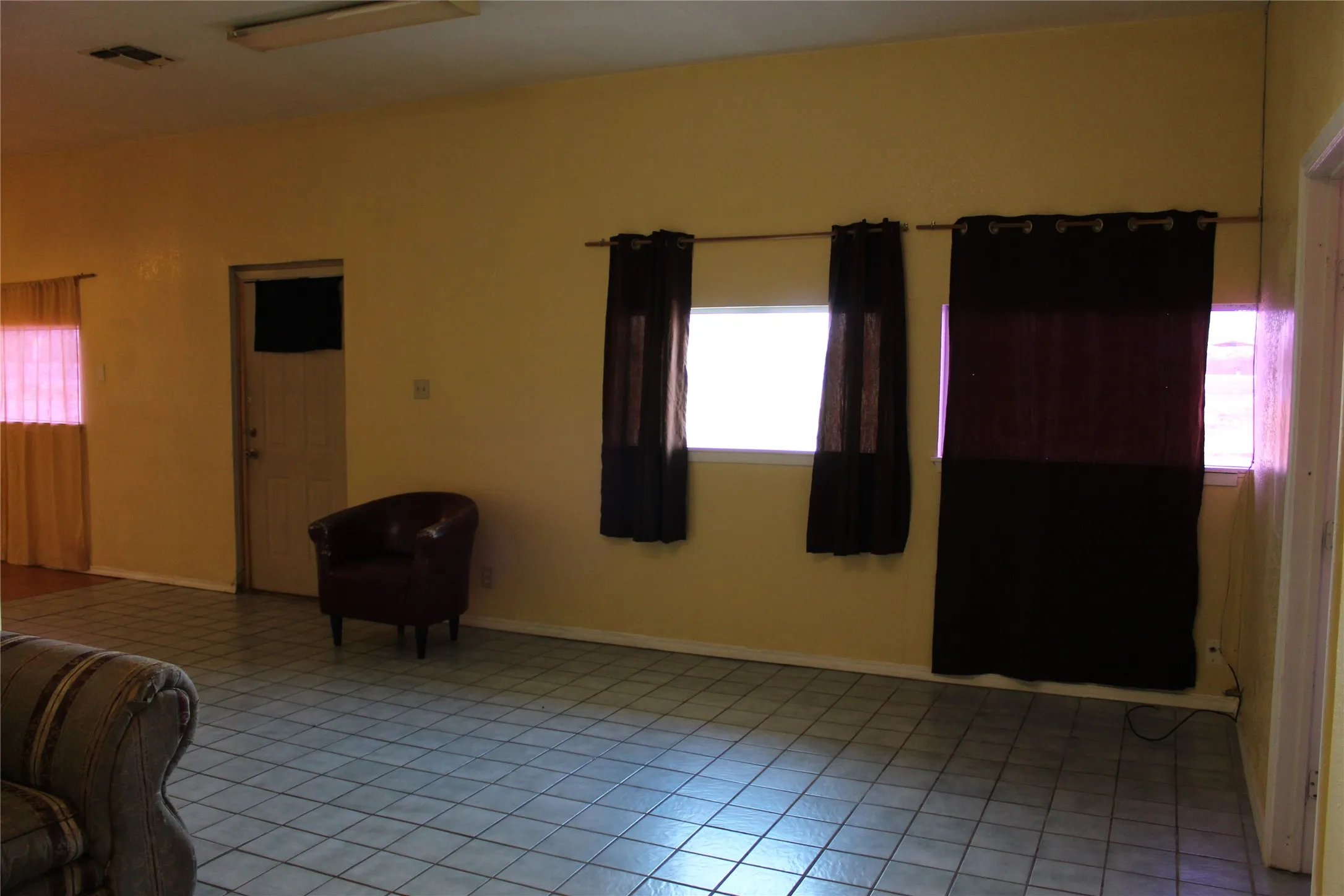 Living Room in Unit B