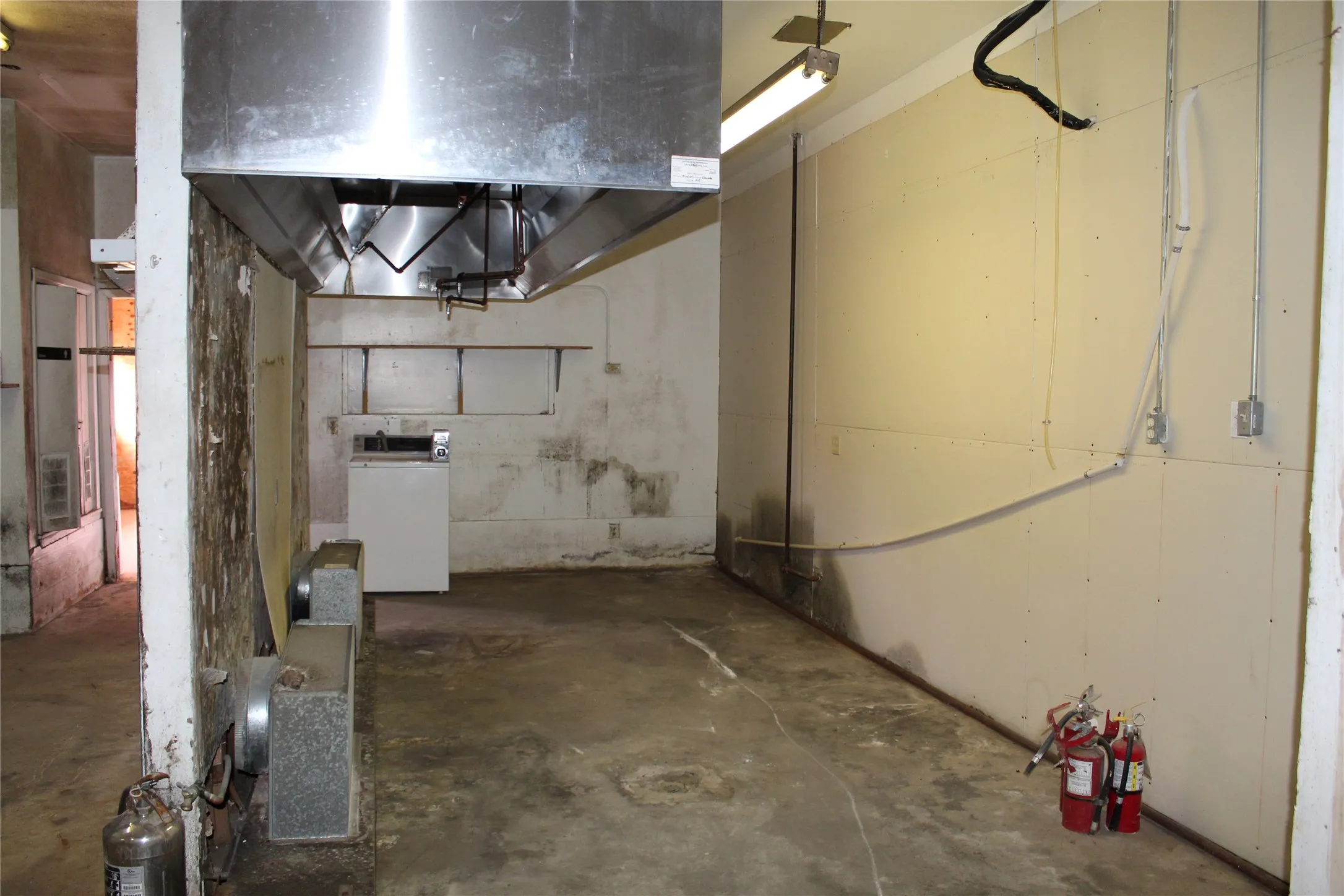 Old Commercial Kitchen area