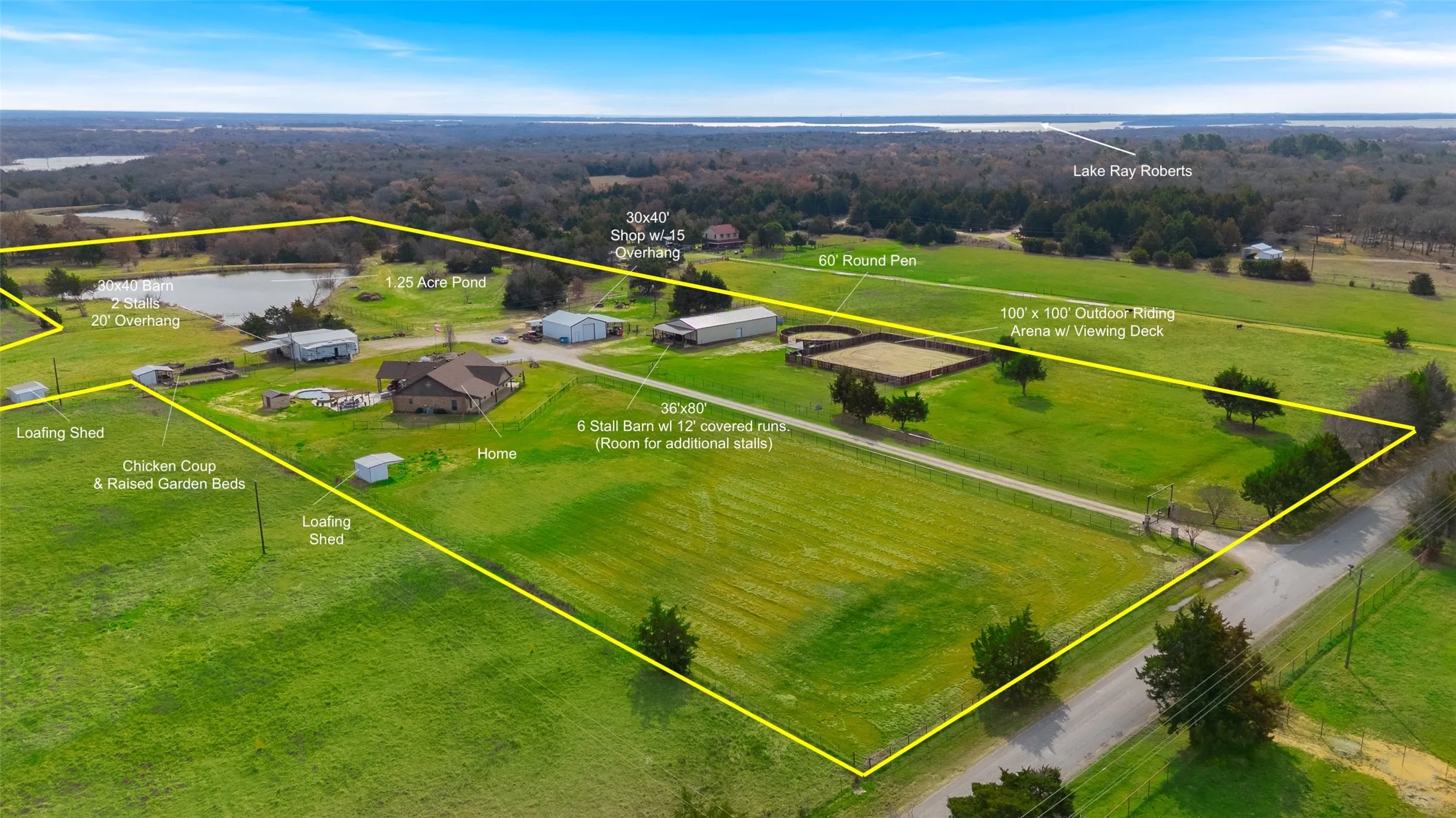 Beautiful property in desirable Mountain Springs Texas