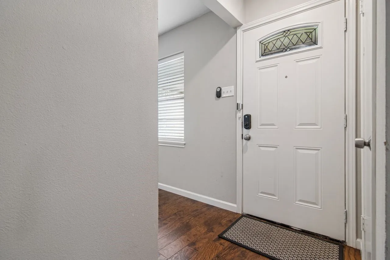 Entry with coat closet