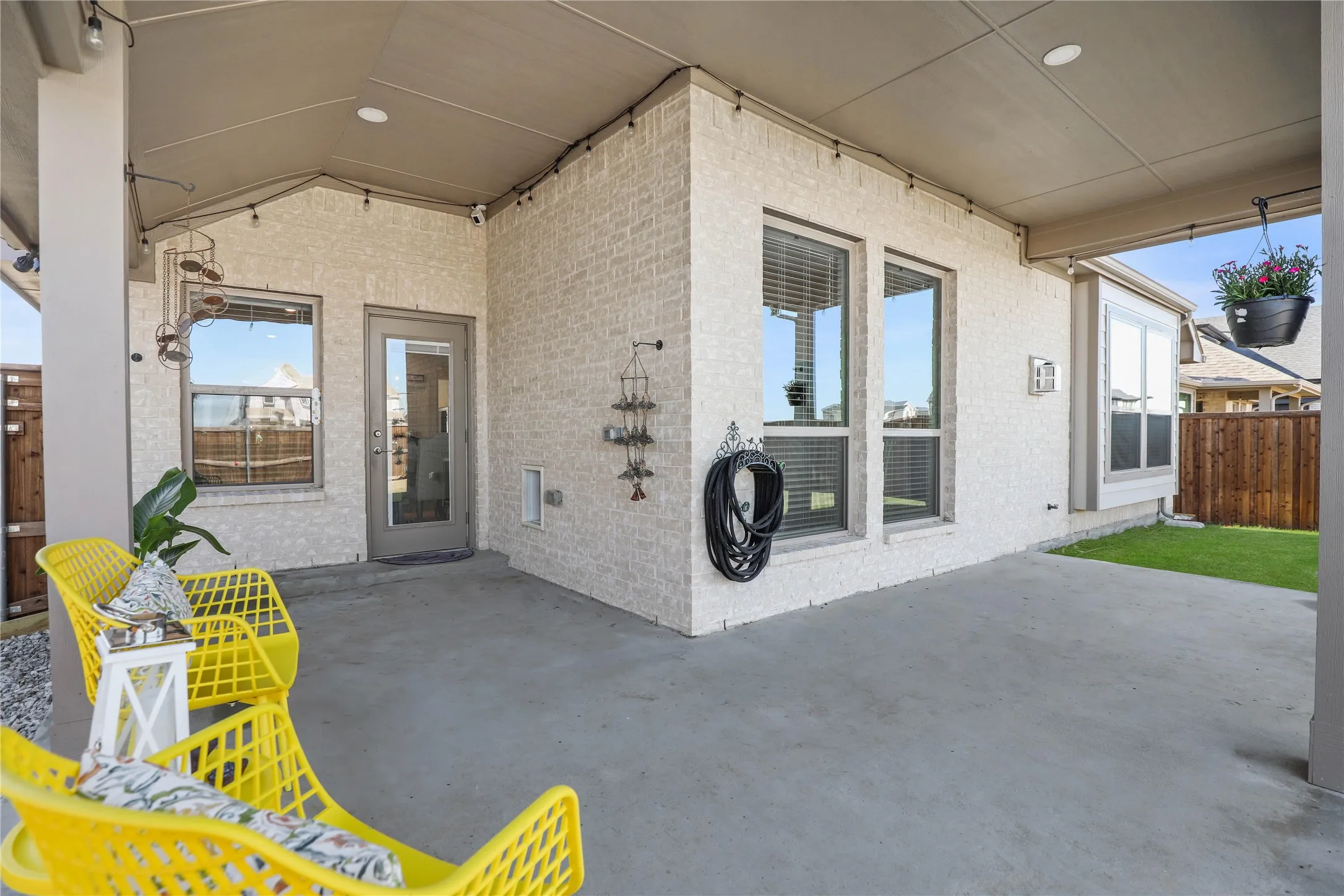 Covered patio