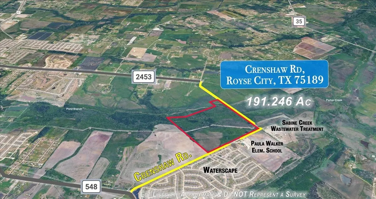 Unimproved Land For Sale in Rockwall County , TBD Crenshaw Road, Royse City, Texas 75189, 0, 0, Garage spaces, 0 Sqft, built in 0, Price $3,699,000, mls#21178257, Real Estate Agent in Royse City, Homes For Sale in Rockwall county, Homes For Sale in Royse City, Realtor in Royse City Texas, Real Estate Brokerage Independent Realty Texas, Luminita Cordes Realtor