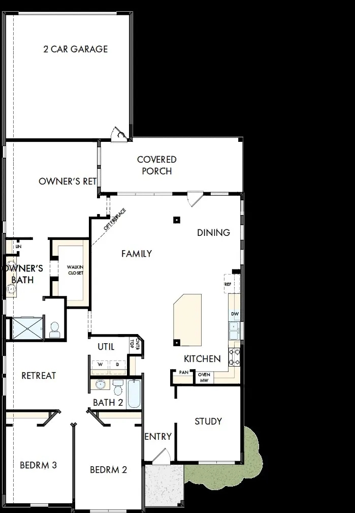 View of room layout