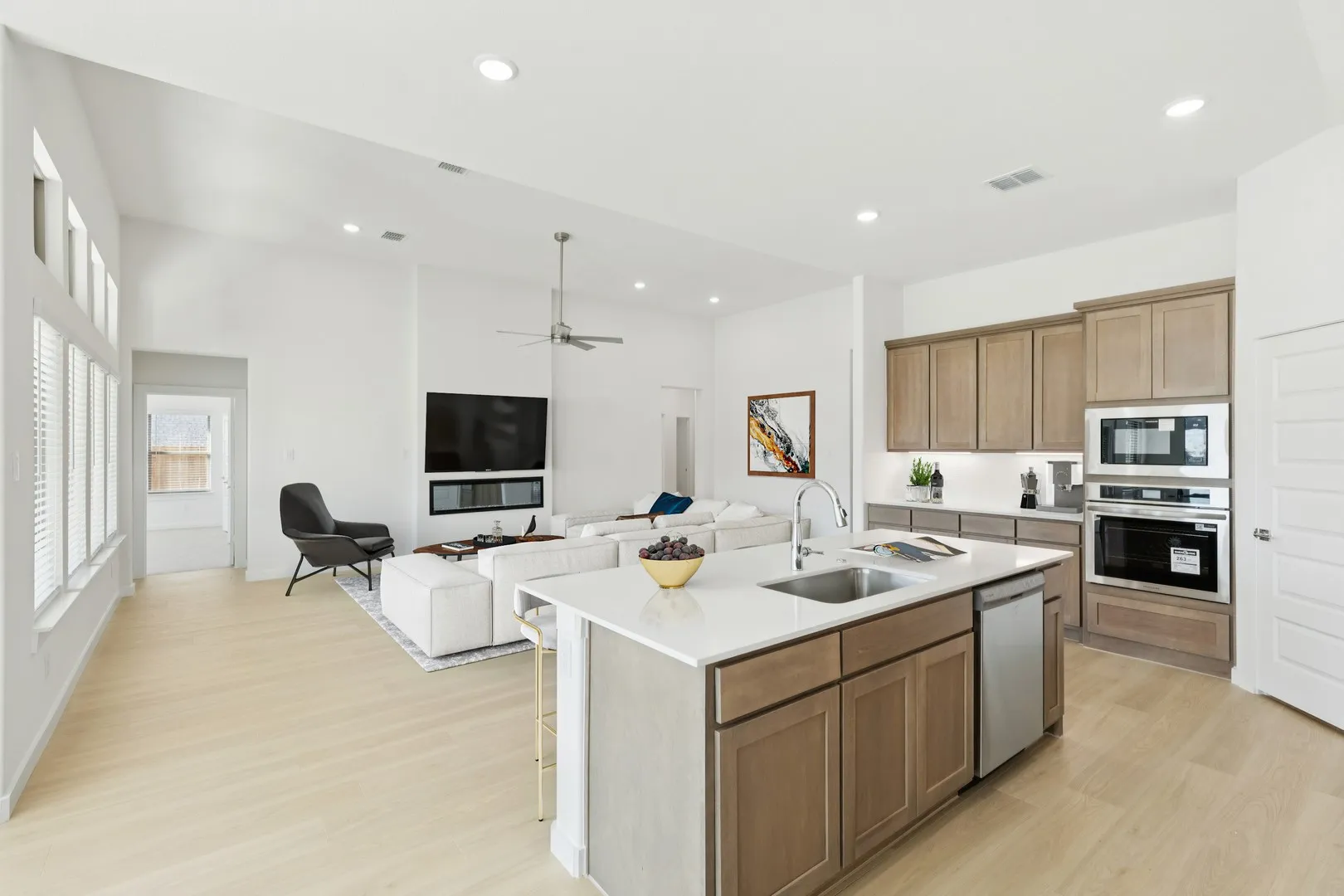 Kitchen in the Gilmour II home plan by Trophy Signature Homes – REPRESENTATIVE PHOTO