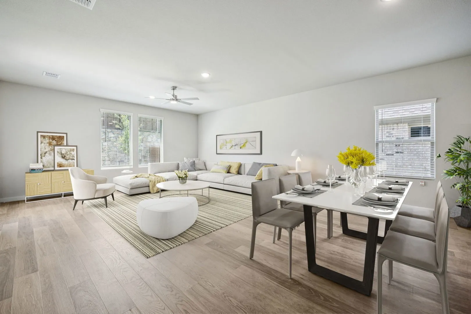 Living Room in the Holden home plan by Trophy Signature Homes – REPRESENTATIVE PHOTO