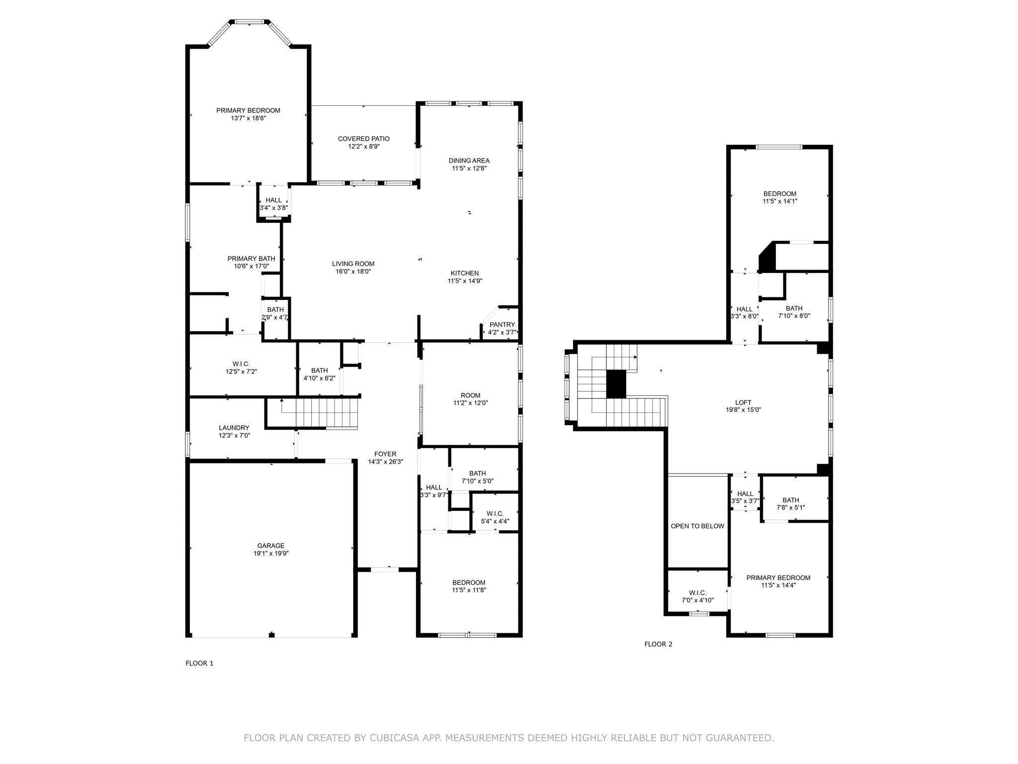 View of home floor plan