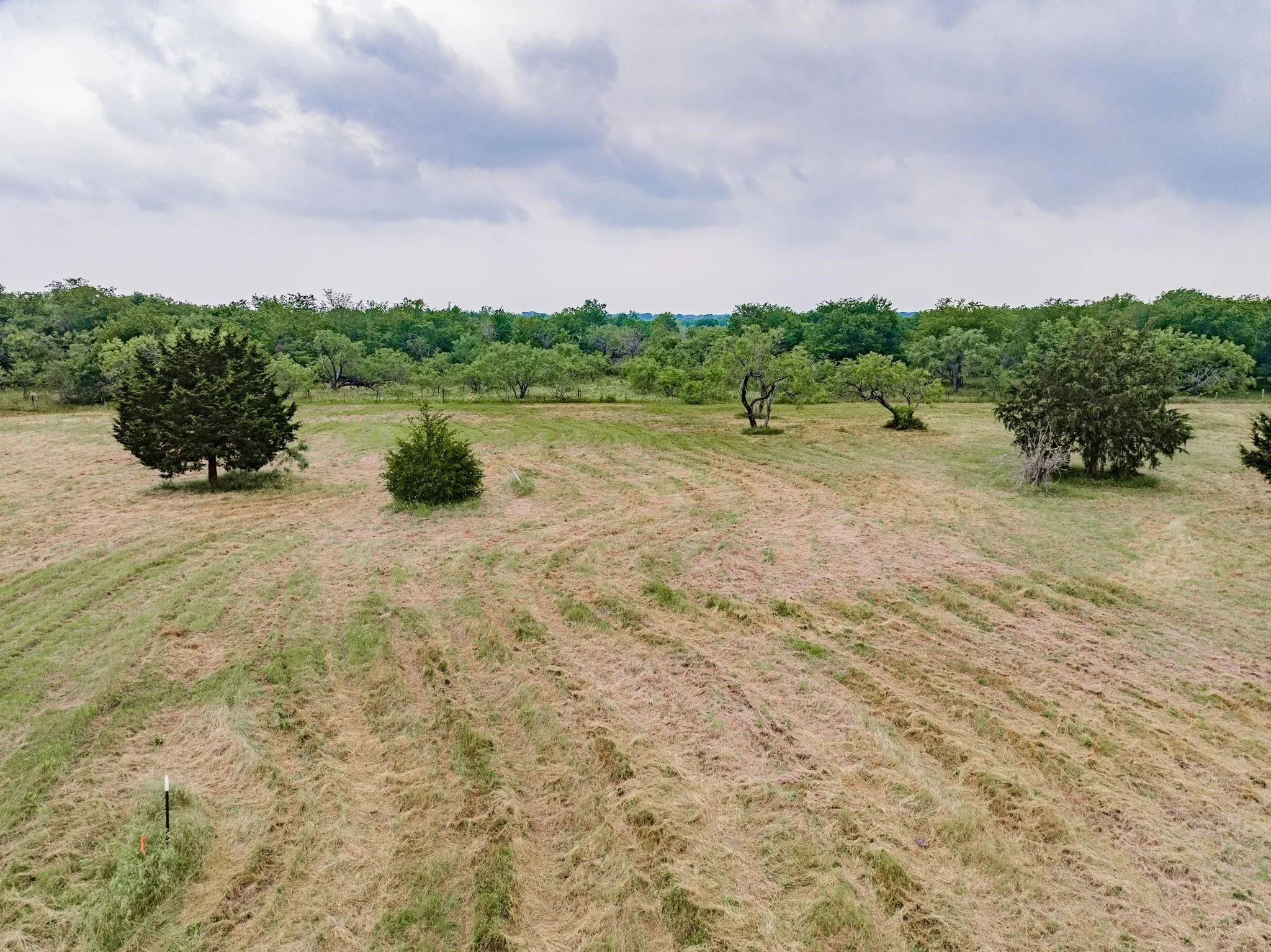 View of yard with a rural view