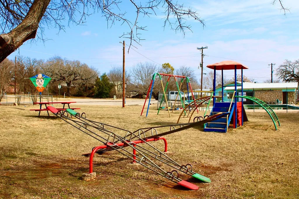 Community play area featuring a yard