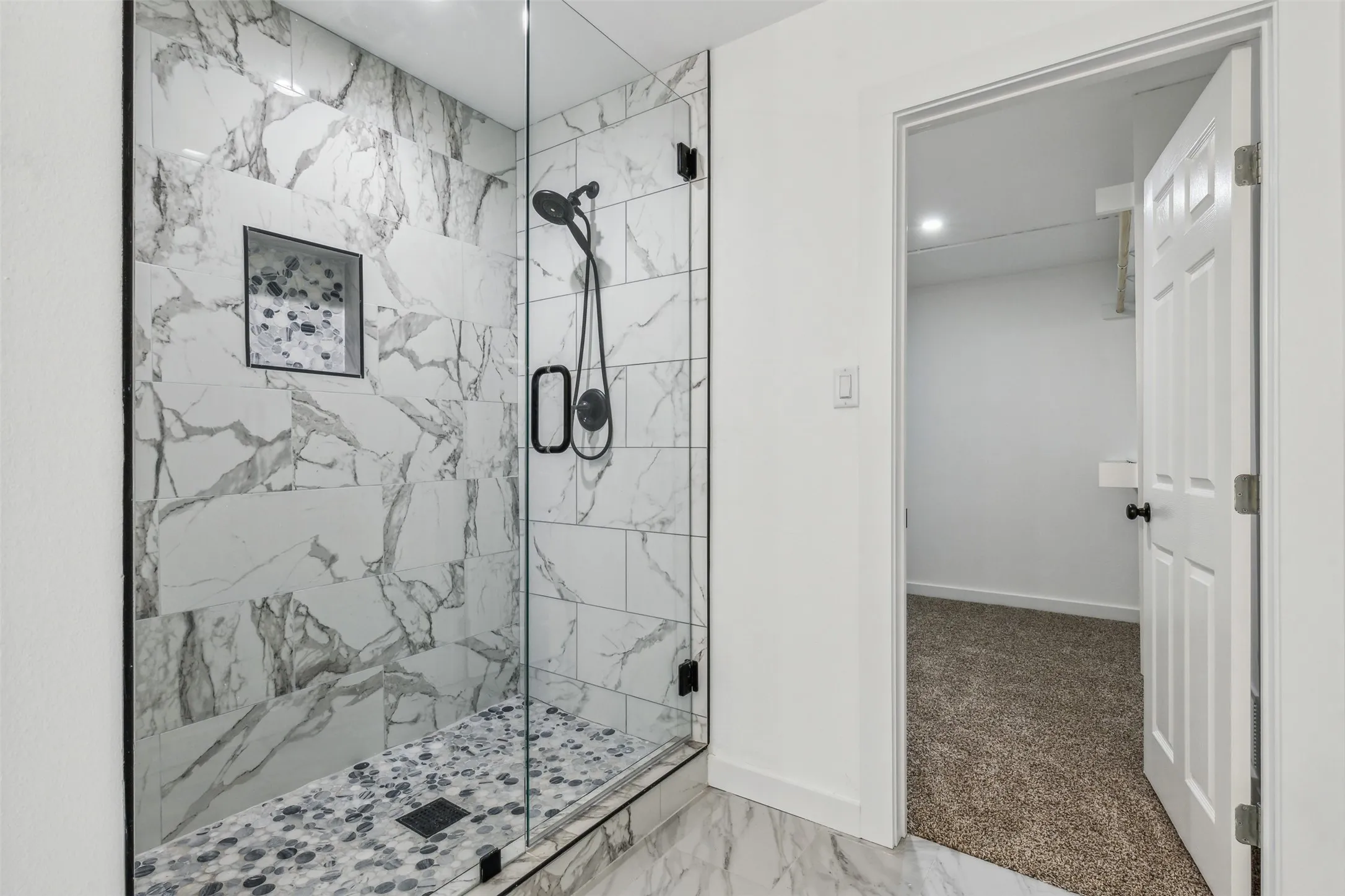 Master bath and closet