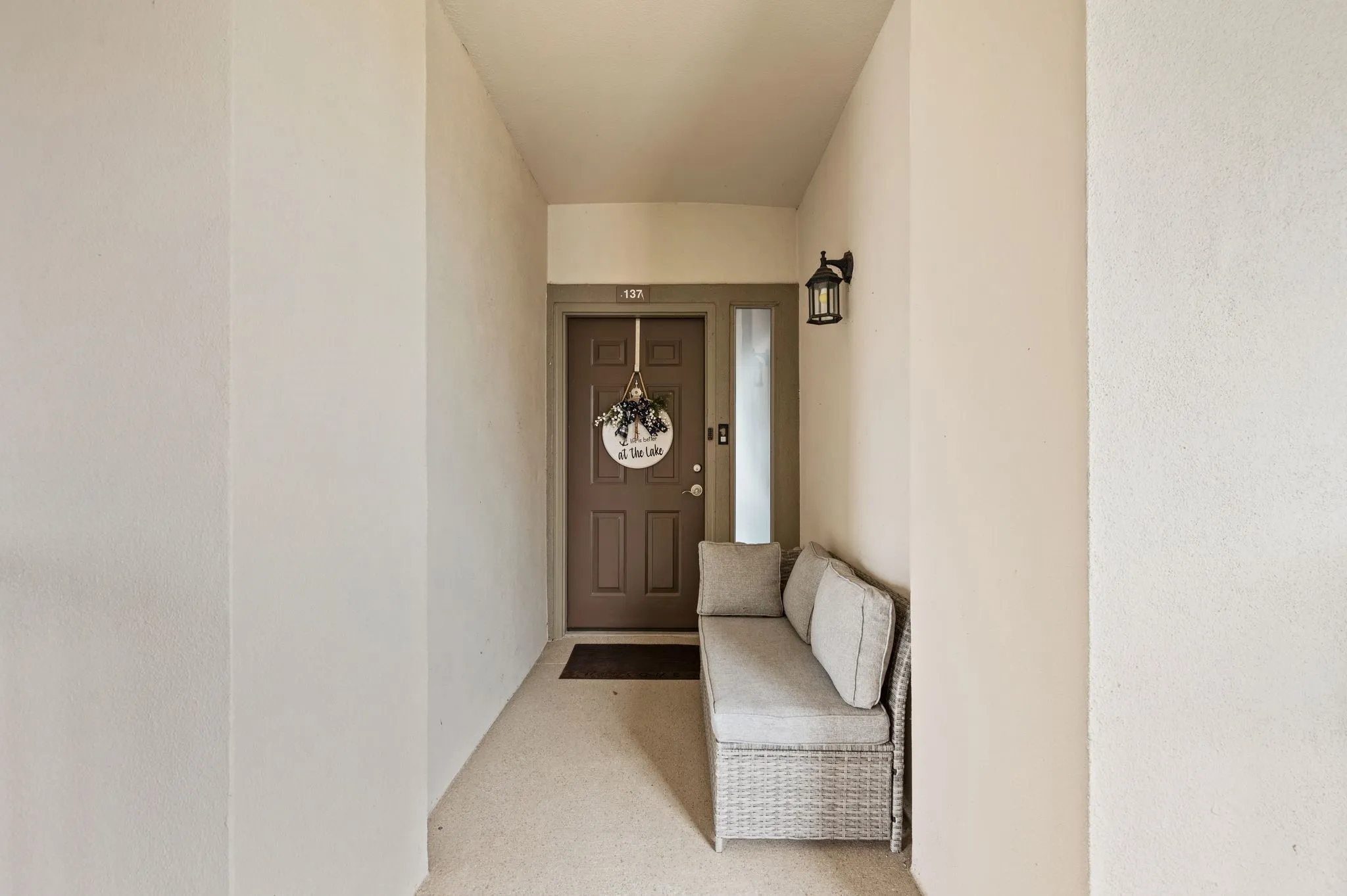 Doorway to property