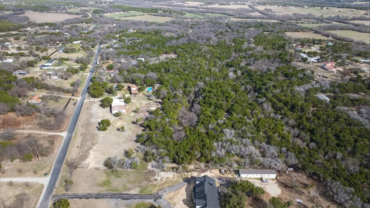 Aerial view of property and surrounding area