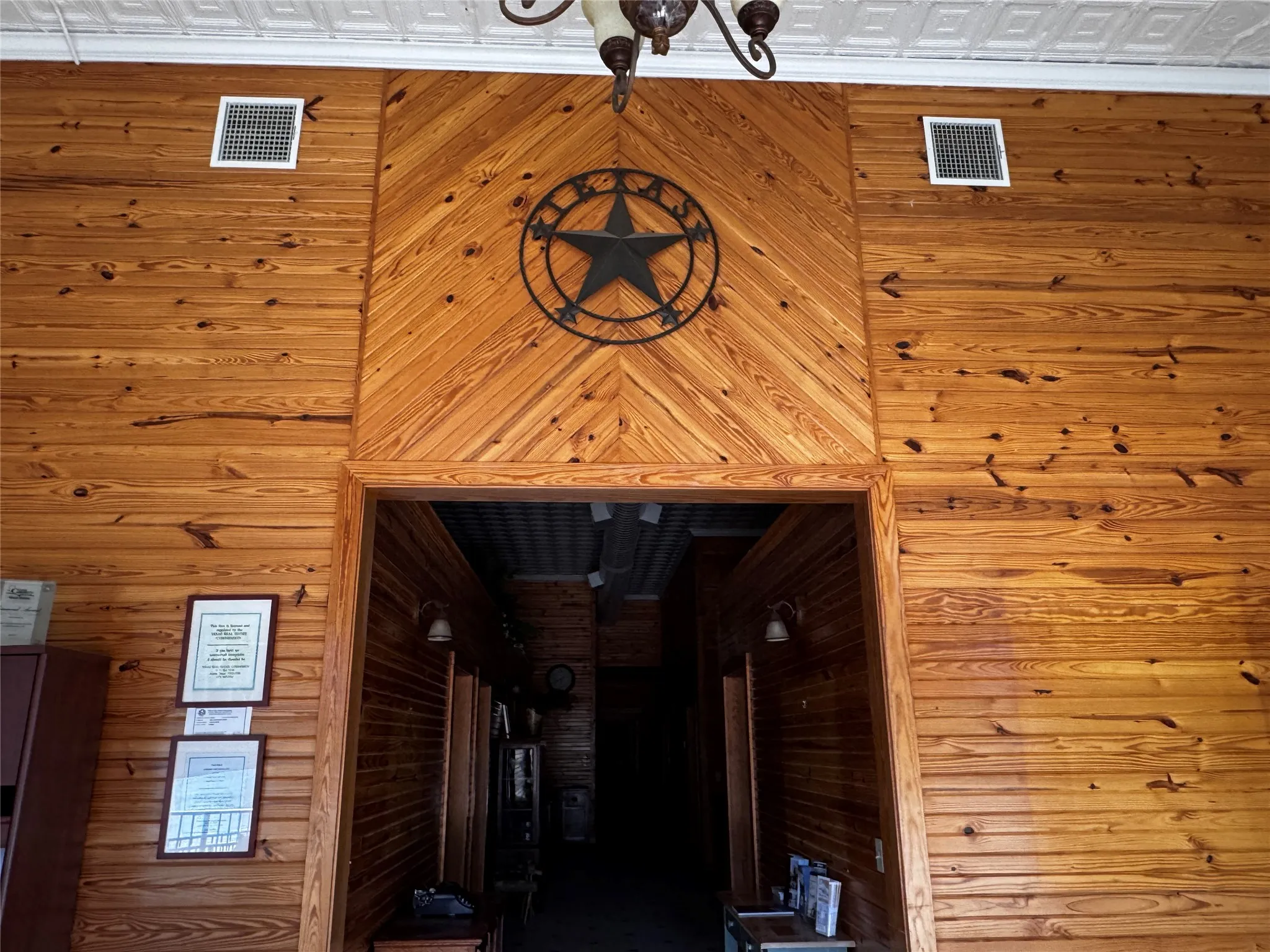 Beautiful entrance- Lots of updated wood work through out the building