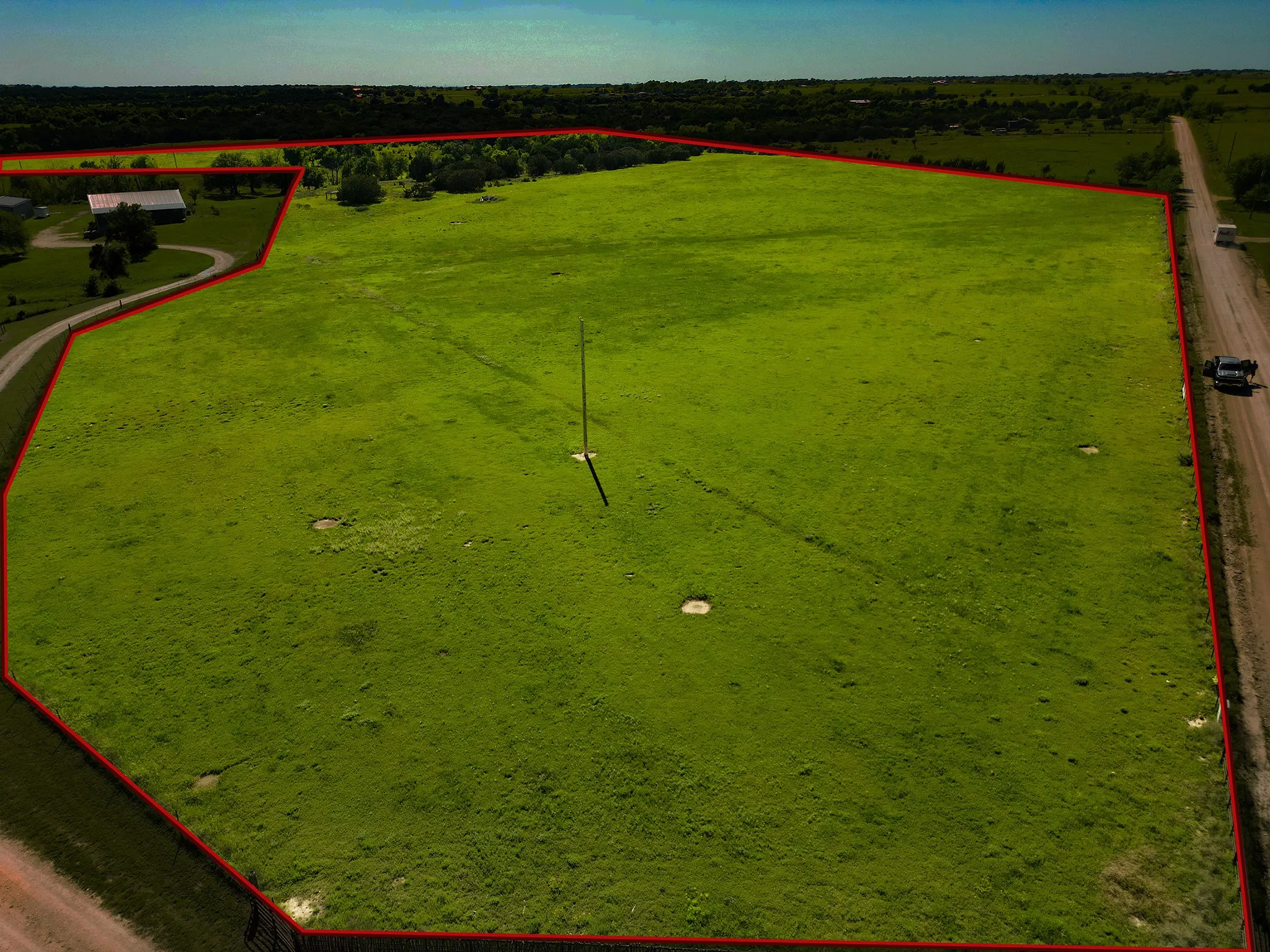 Boundary lines to be determined by survey