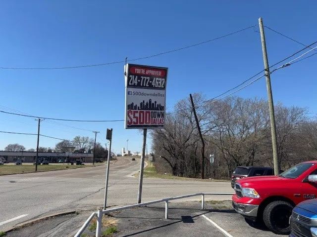 Located on corner