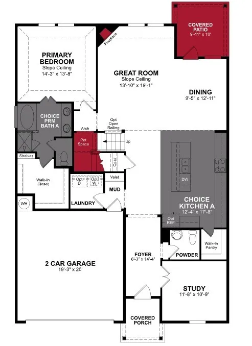 Beazer Homes Stark Farms Cascade Floorplan.