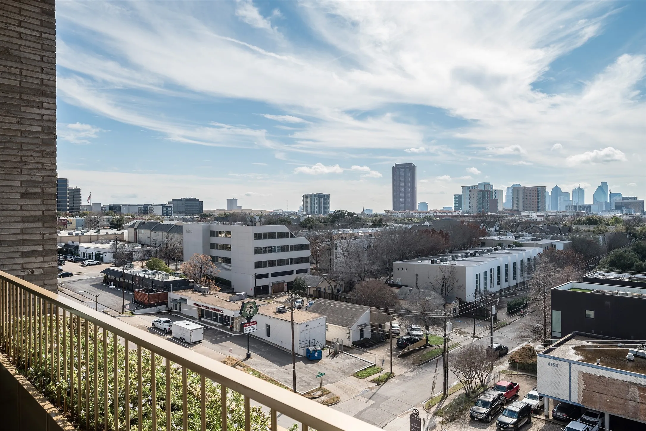 View of city skyline