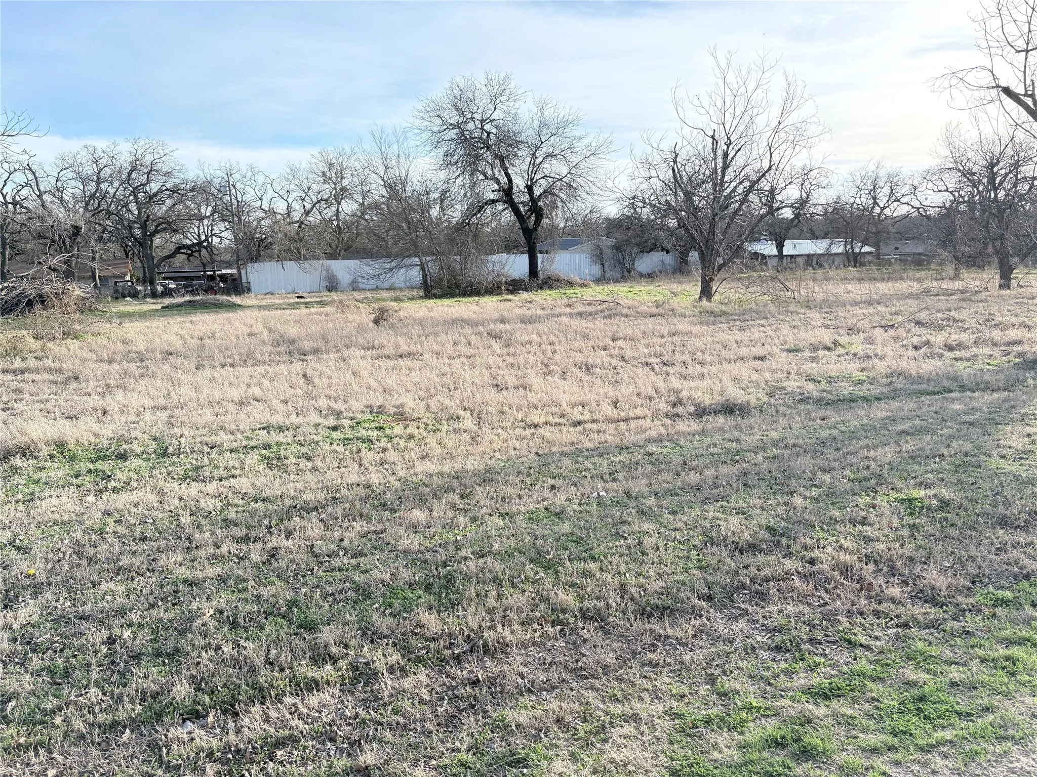 View of yard with a view of countryside