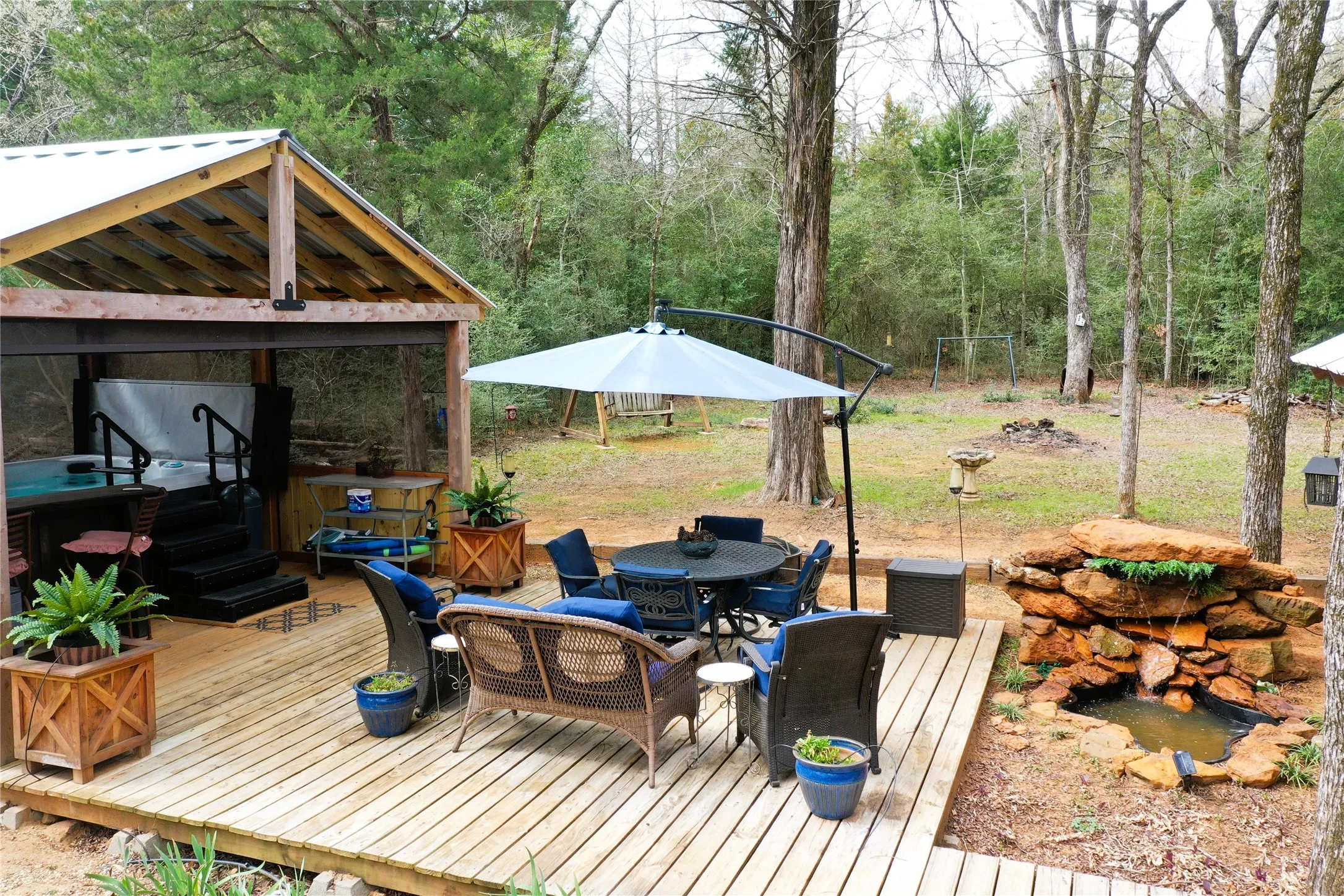 Deck & Pavilion#2 with Endless Pool