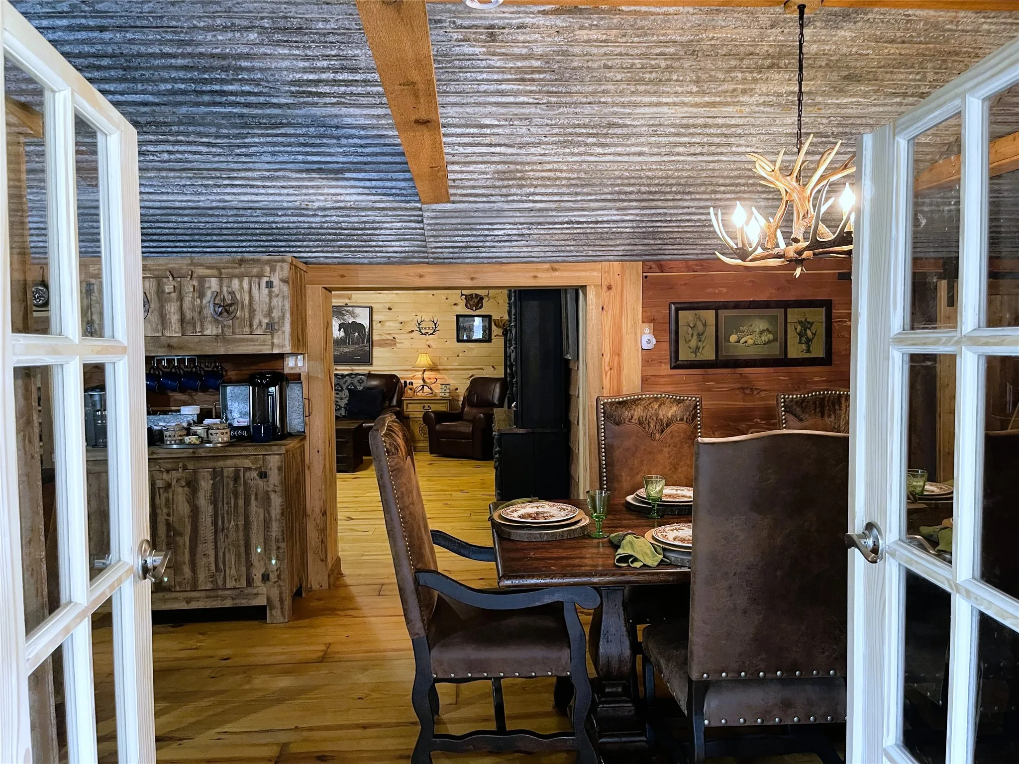 View into Kitchen from the Mudroom