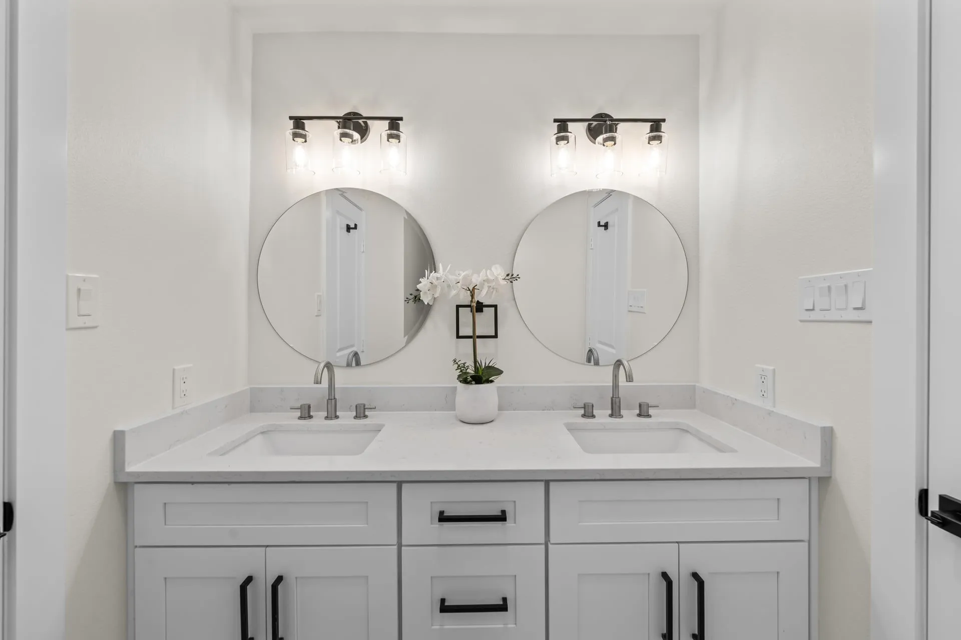 Jack & Jill Bathroom with Double Vanity