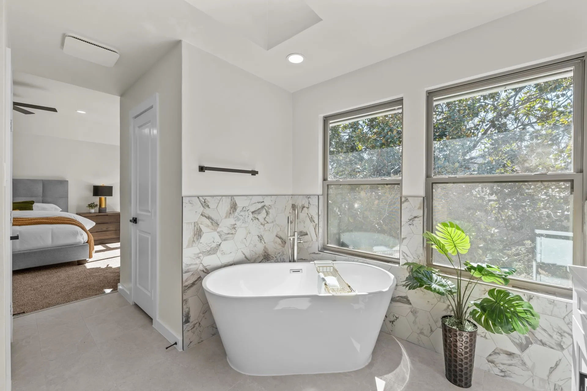 Upstairs Primary Bathroom Shower