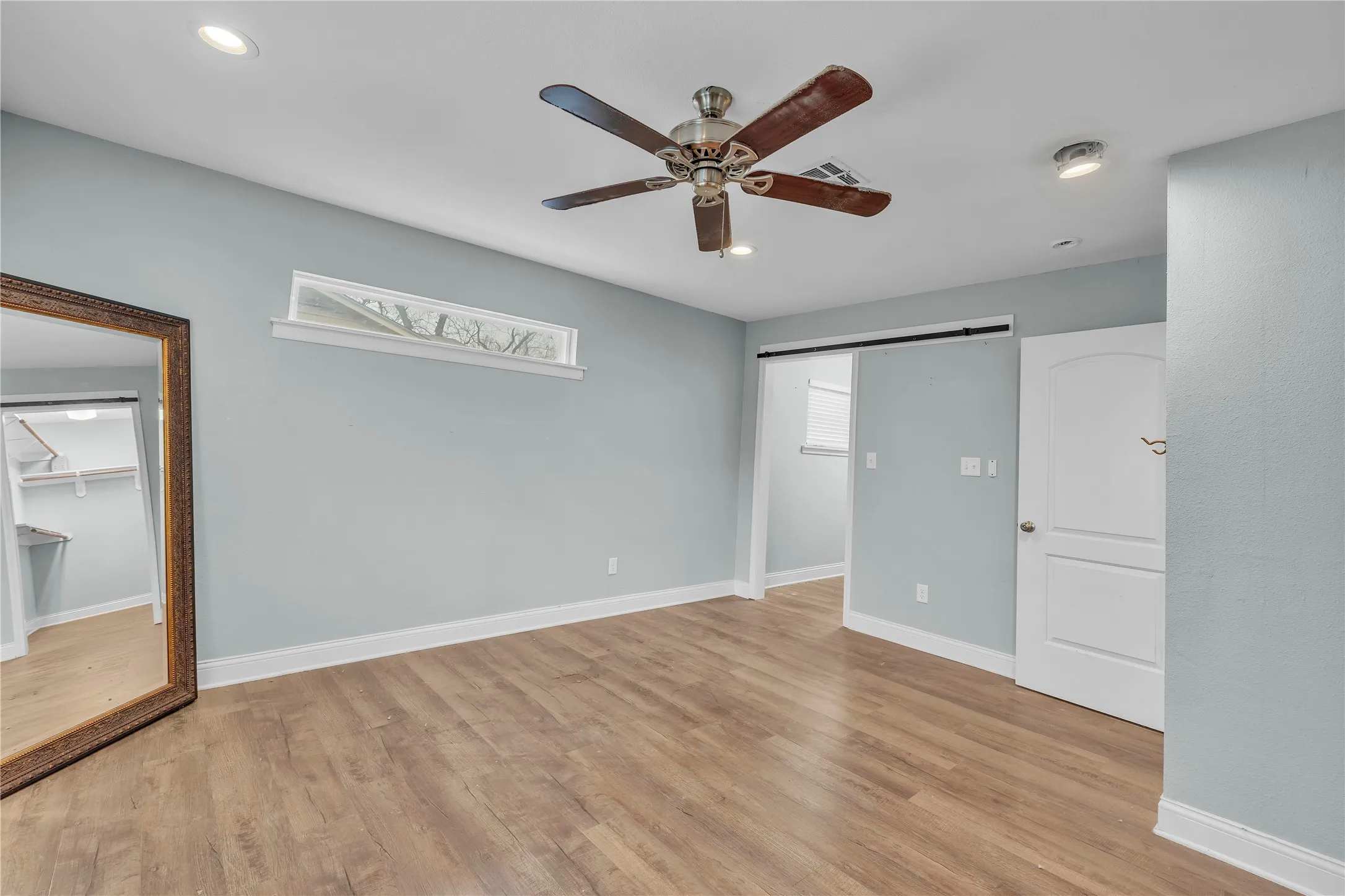 Master with Barn doors to be installed