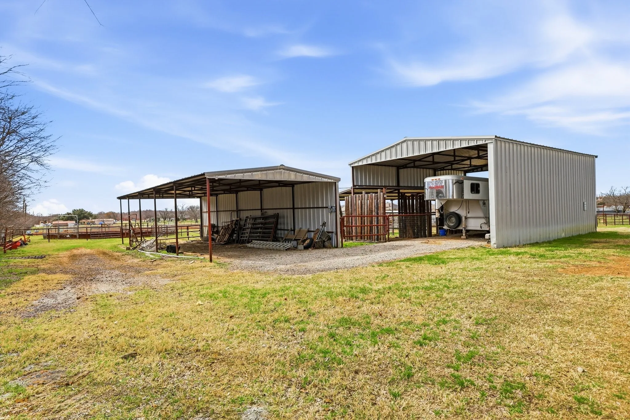Equipment shed/trailer shed