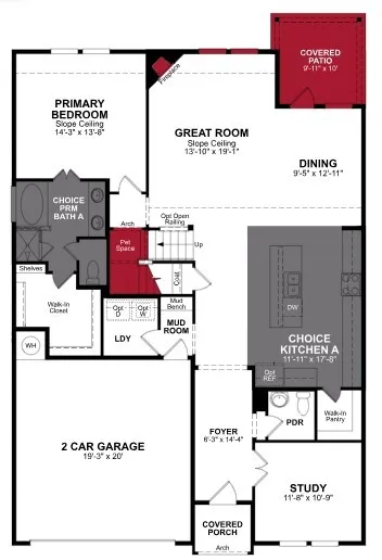 Beazer Homes Verandah Cascade Floorplan.