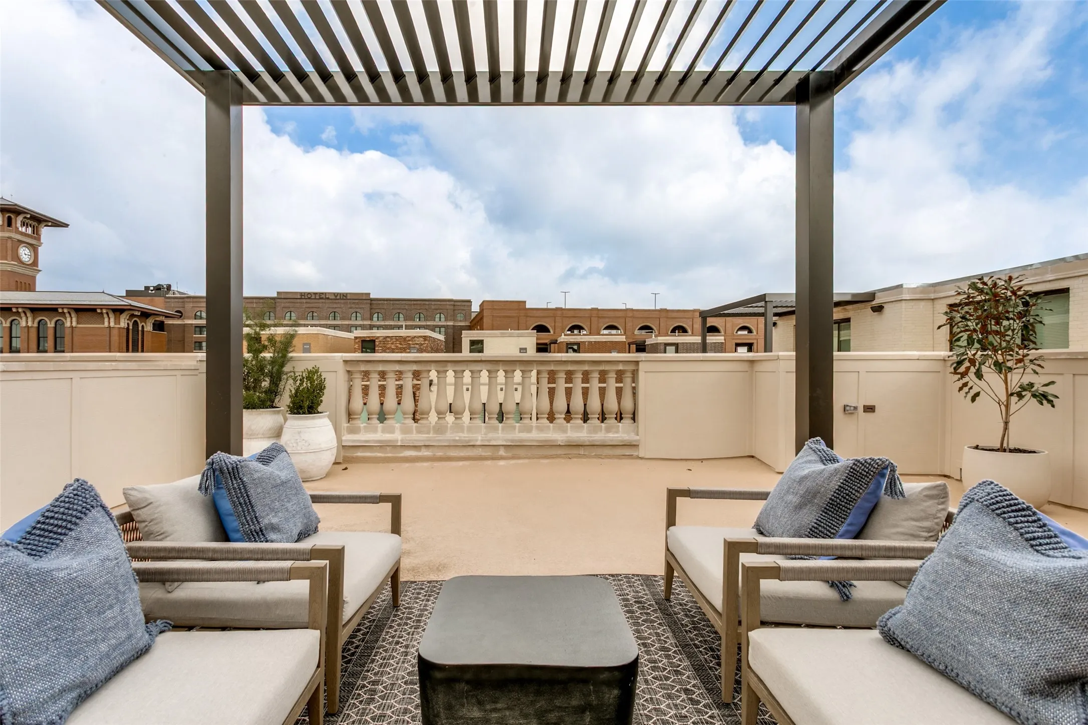 Rooftop patio