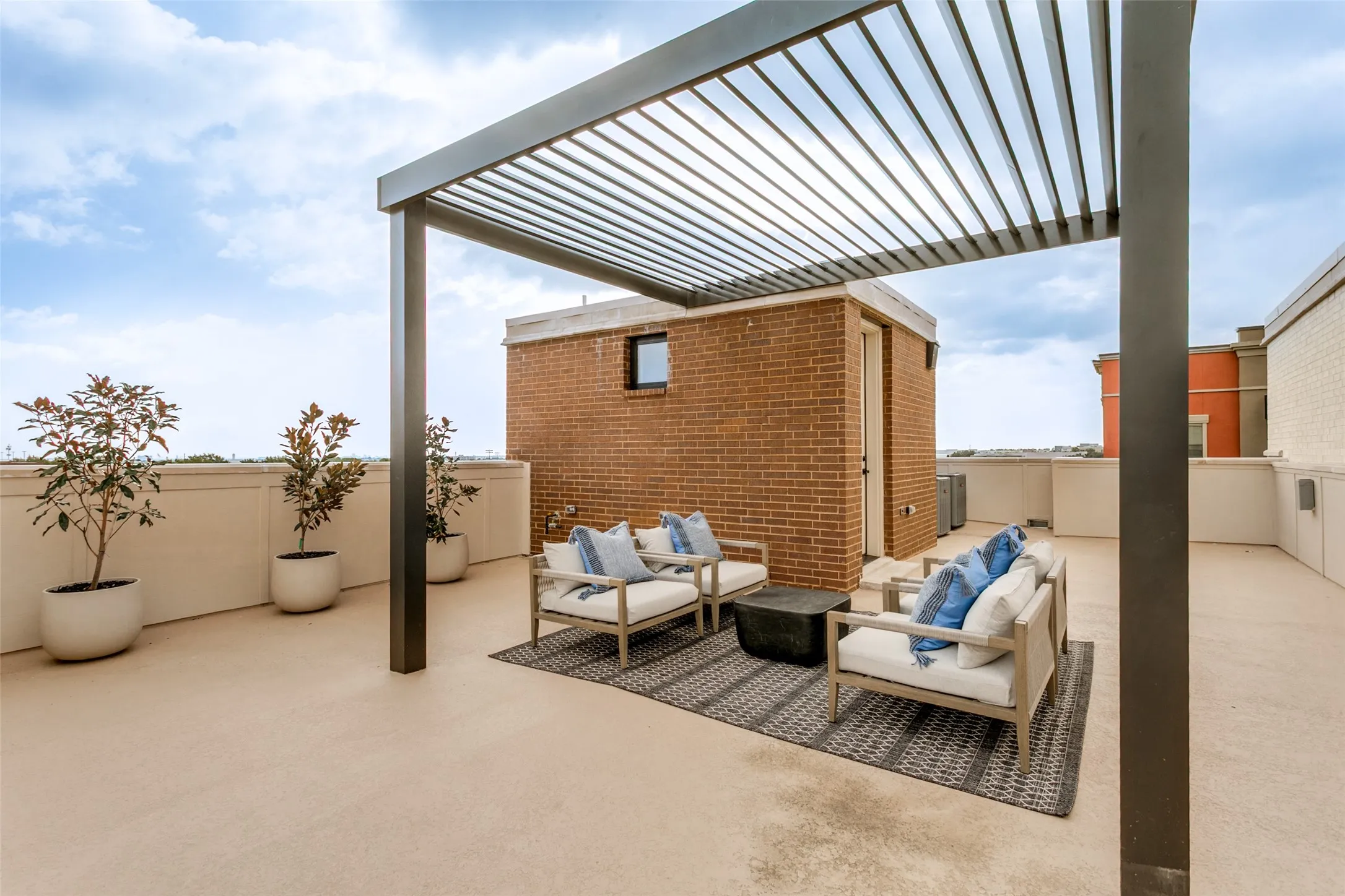 Rooftop patio