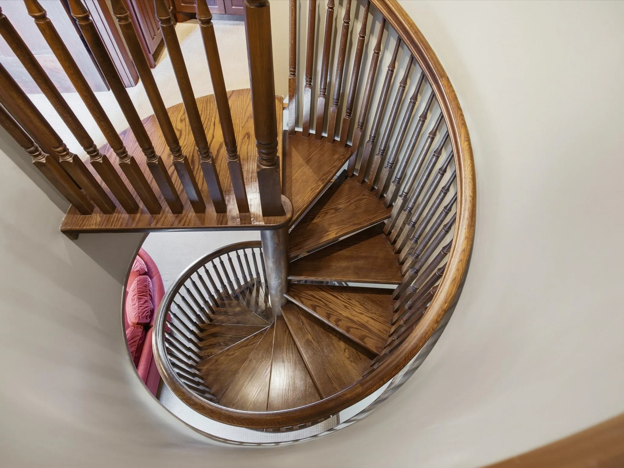 View of stairway