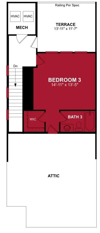 Beazer Homes Bayside Caspian plan