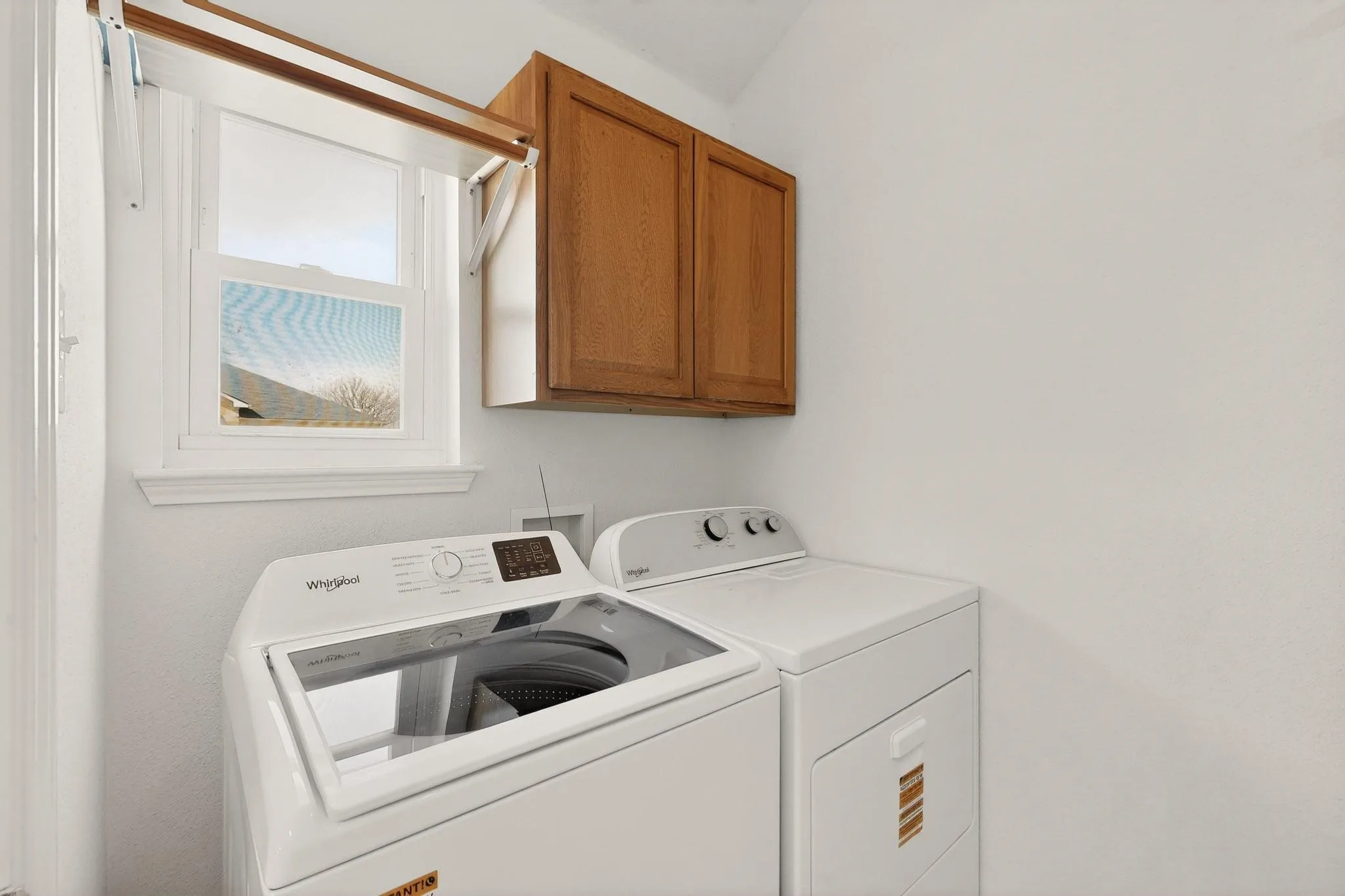 Brand new washer and dryer convey