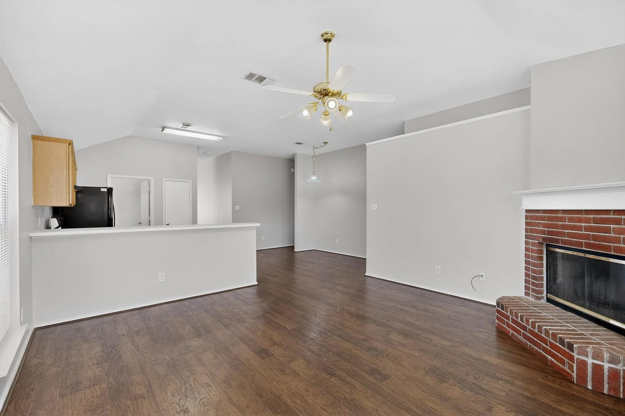 Den looking toward kitchen