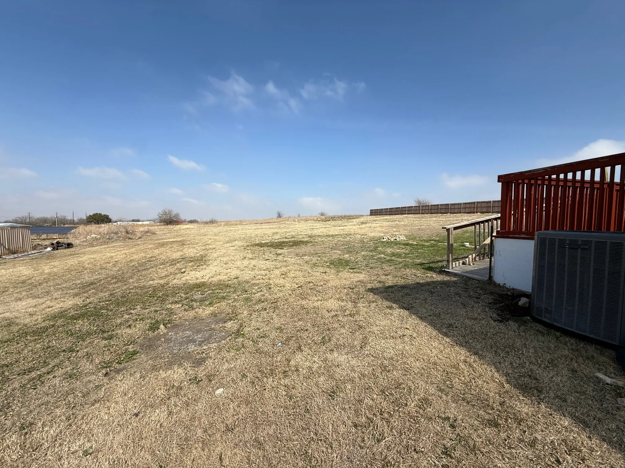 View of grassy yard featuring a view of countryside
